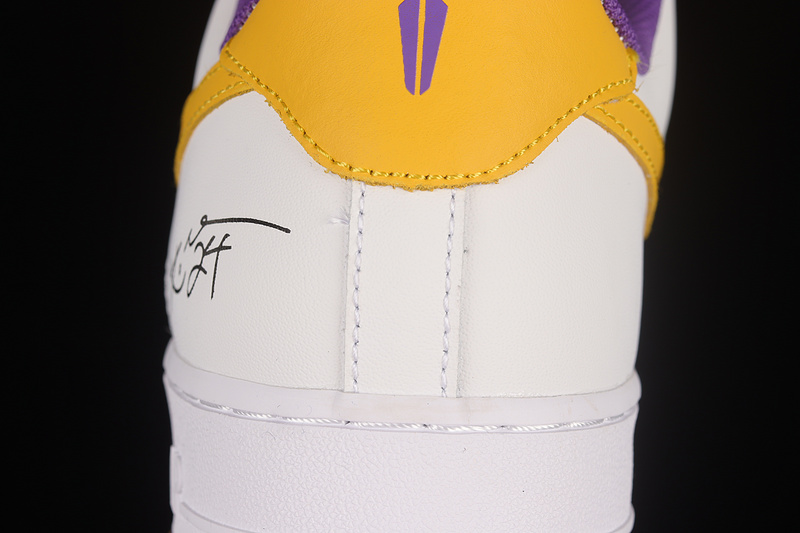 Nike Air Force 1 '07 Low White/Purple/Yellow 13