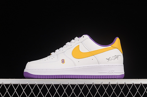 Nike Air Force 1 '07 Low White/Purple/Yellow 15