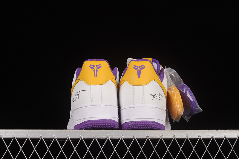 Nike Air Force 1 '07 Low White/Purple/Yellow 23