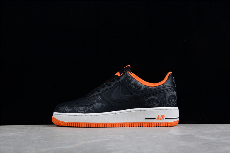 Air Force 1 Low 07 Premium Halloween Black/Starfish/Sail/Black 27