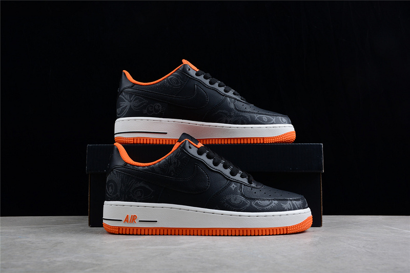 Air Force 1 Low 07 Premium Halloween Black/Starfish/Sail/Black 35