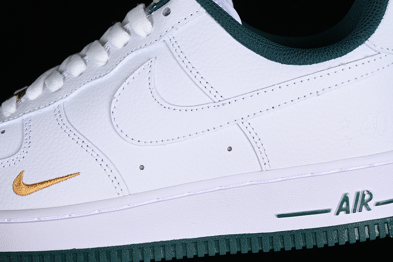 Nike Air Force 1 '07 Low White/Gold/Green 3