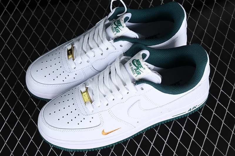 Nike Air Force 1 '07 Low White/Gold/Green 5