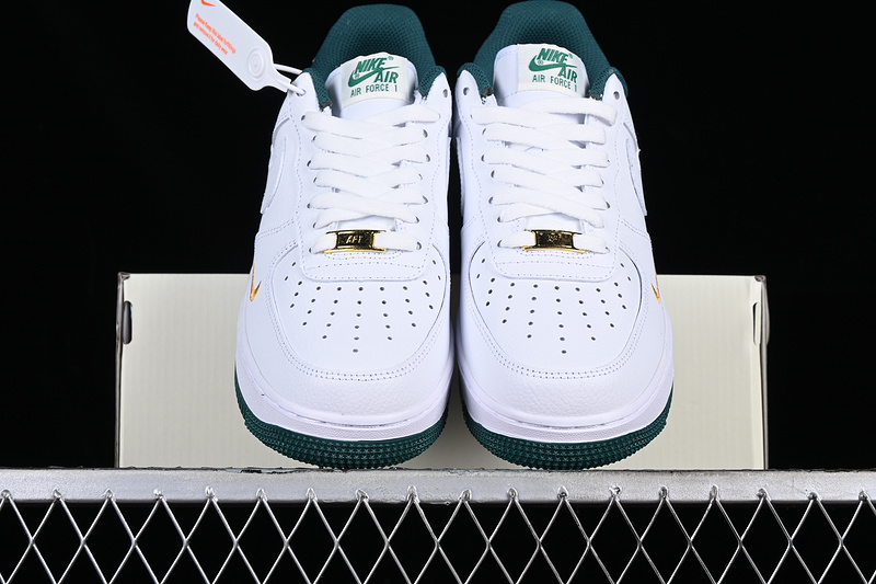 Nike Air Force 1 '07 Low White/Gold/Green 15