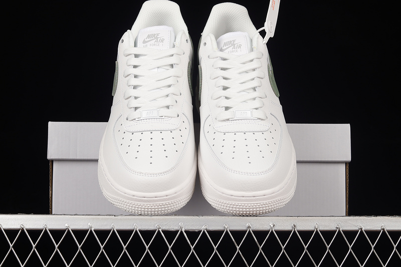 Air Force 1 Low Glitter Swoosh Summit White/Grey Fog/Dusty Sage 15