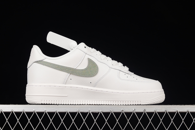 Air Force 1 Low Glitter Swoosh Summit White/Grey Fog/Dusty Sage 23