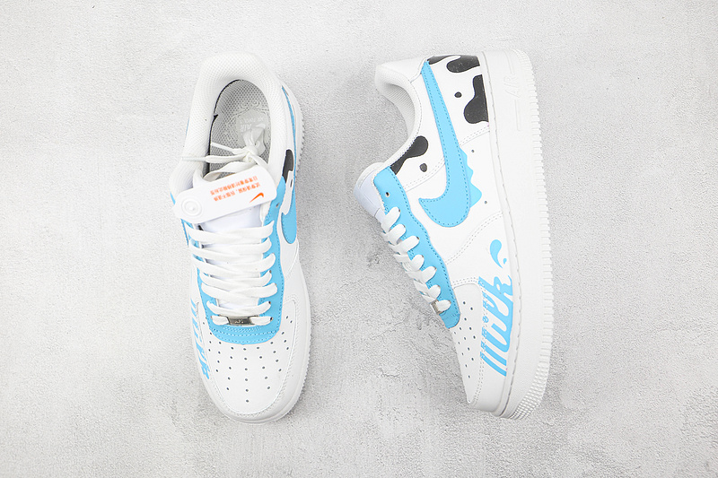 Nike Air Force 1 '07 Low Triple White/Blue/Black 5