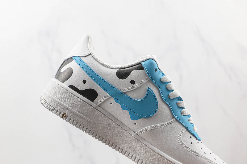 Nike Air Force 1 '07 Low Triple White/Blue/Black 11