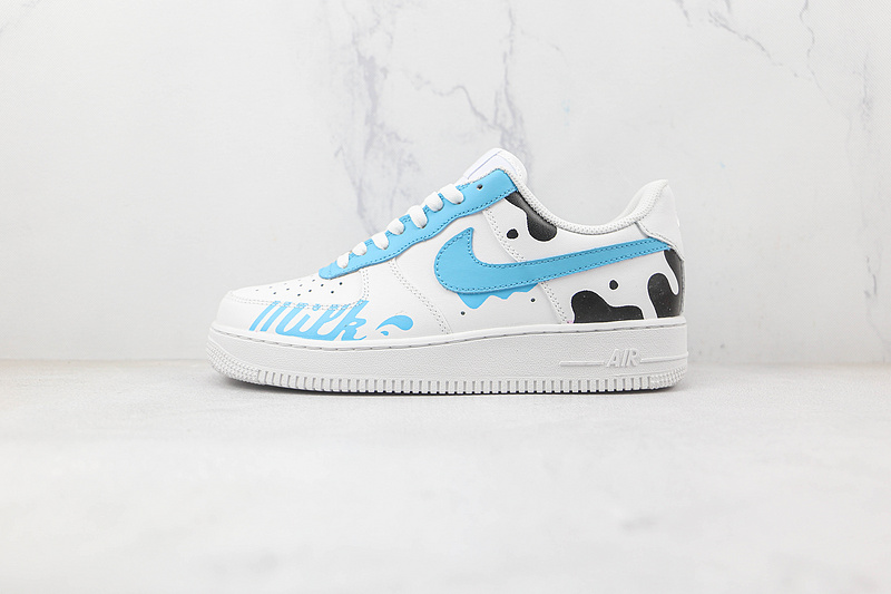 Nike Air Force 1 '07 Low Triple White/Blue/Black 13