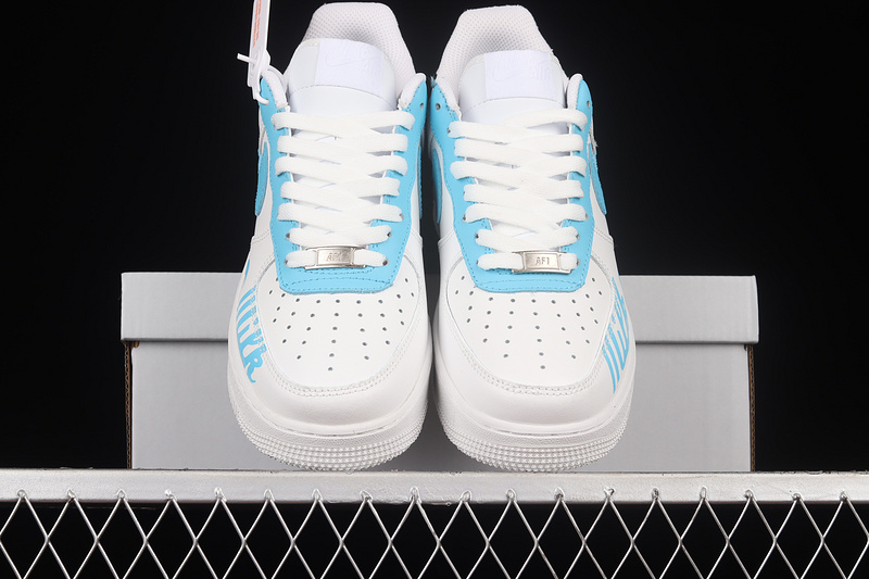 Air Force 1 Low 07 White/Black/Blue 19