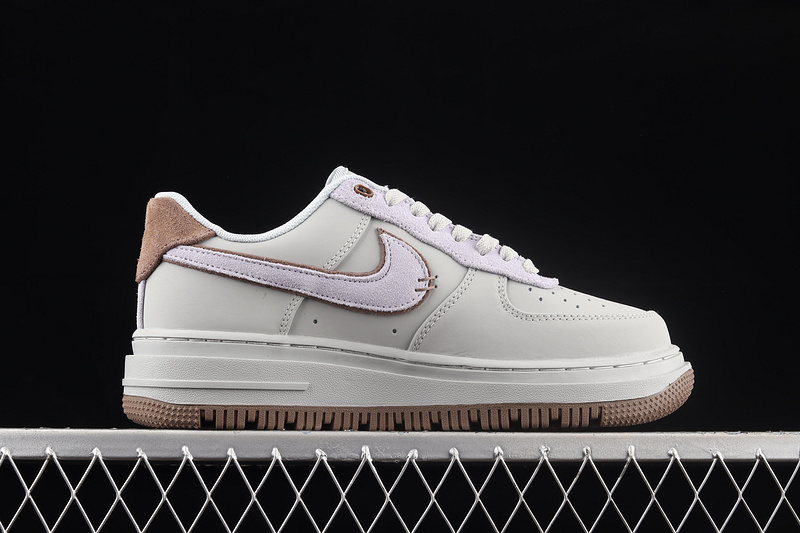 Air Force 1 Luxe Dyed White/White/Khaki 3