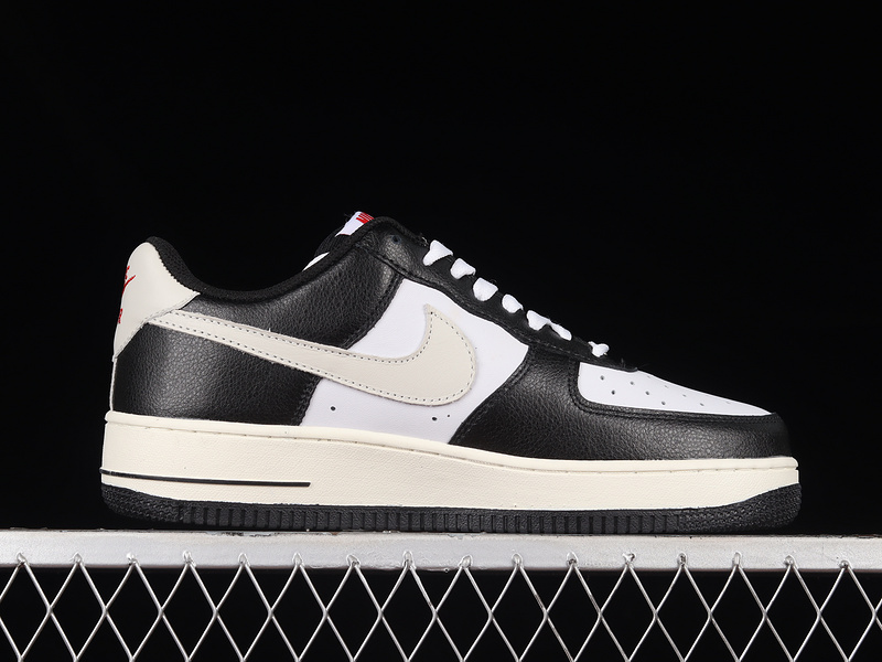 Air Force 1 Low 07 Beige/Black/White-Red 27