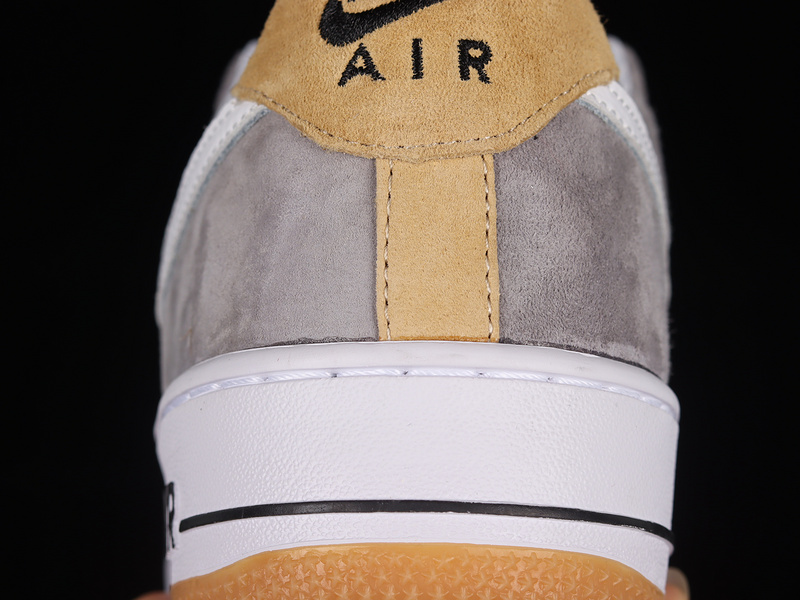 Air Force 1 Low 07 White/Light Grey/Yellow-Black 3