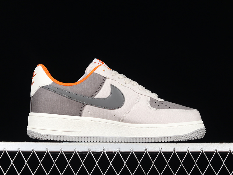 Air Force 1 Low 07 Grey/Light Grey/Orange 19