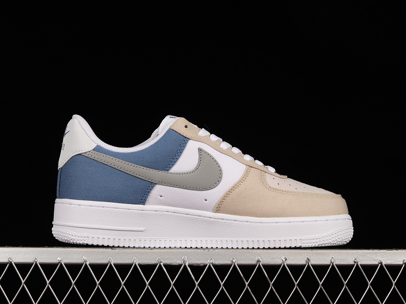 Air Force 1 Low 07 Light Khaki/White/Blue 27