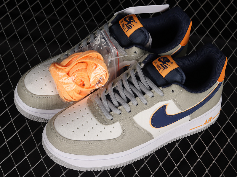 Air Force 1 Low 07 White/Light Grey/Navy Blue 29