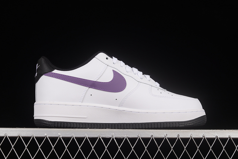 Air Force 1 Low 07 Lv8 Hoops White/Canyon Purple/Black 9