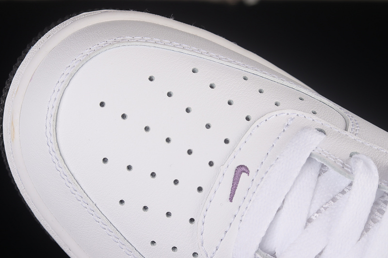 Air Force 1 Low 07 Lv8 Hoops White/Canyon Purple/Black 13