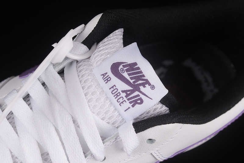 Air Force 1 Low 07 Lv8 Hoops White/Canyon Purple/Black 19