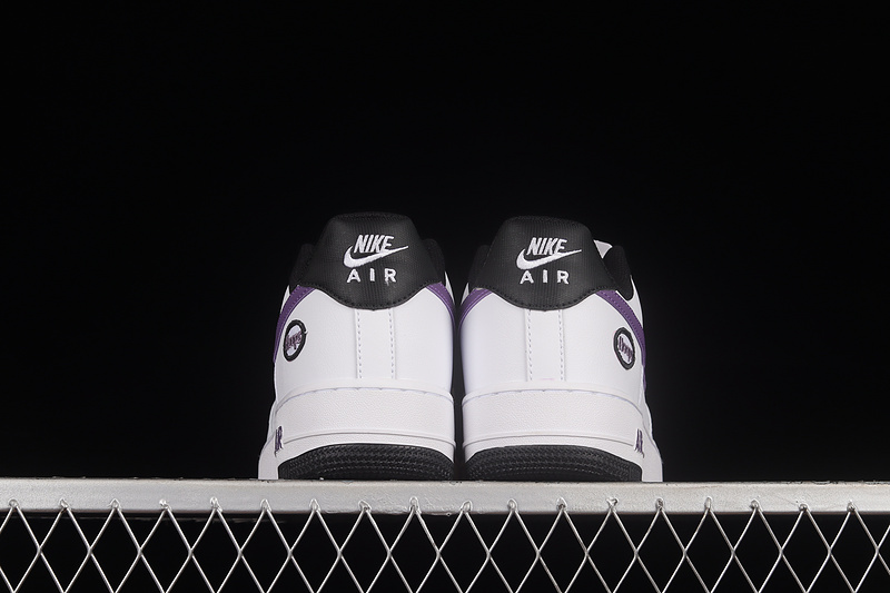 Air Force 1 Low 07 Lv8 Hoops White/Canyon Purple/Black 21