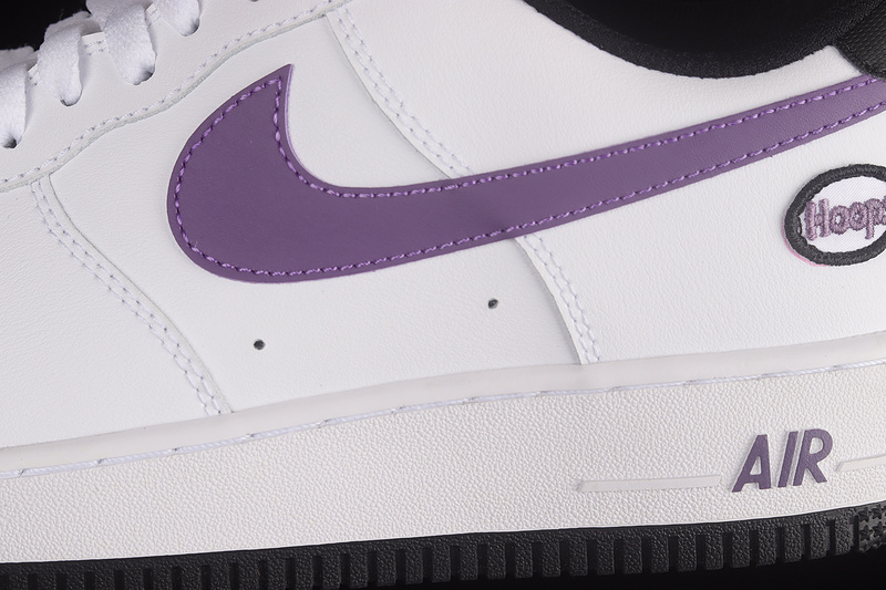 Air Force 1 Low 07 Lv8 Hoops White/Canyon Purple/Black 27