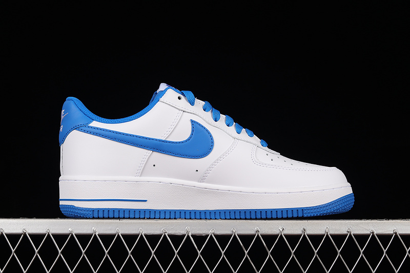 Nike Air Force 1 '07 Low White/White/Medium Blue 3