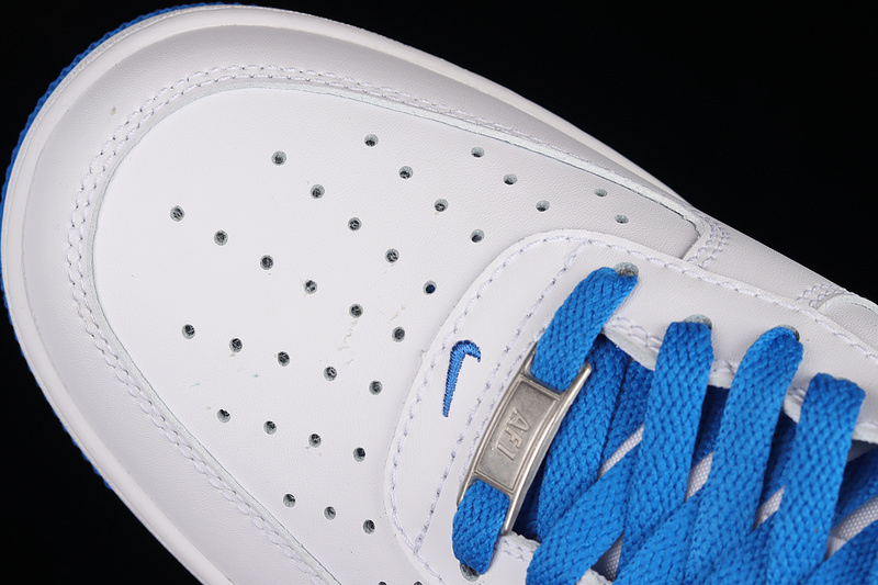 Nike Air Force 1 '07 Low White/White/Medium Blue 15