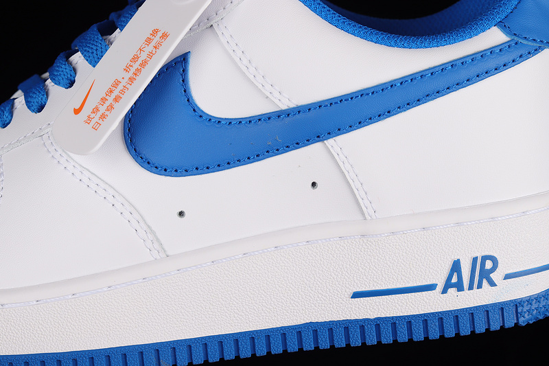 Nike Air Force 1 '07 Low White/White/Medium Blue 19