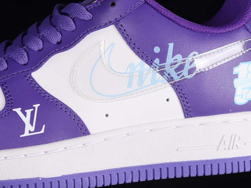 L*V X Air Force 1 Low 07 White/Purple/Blue 25