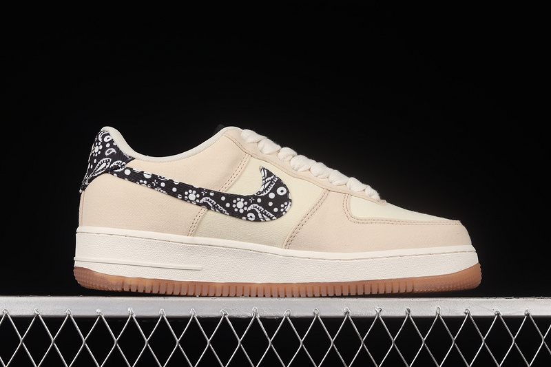 Air Force 1 Low 07 Paisley Swoosh Beige/Beige/Black 13