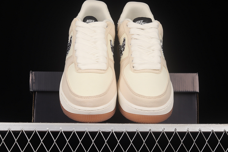 Air Force 1 Low 07 Paisley Swoosh Beige/Beige/Black 25