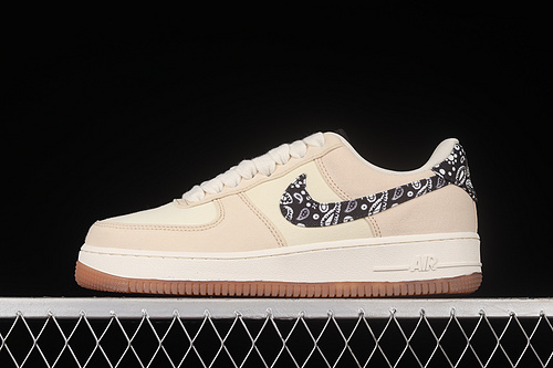 Air Force 1 Low 07 Paisley Swoosh Beige/Beige/Black 27