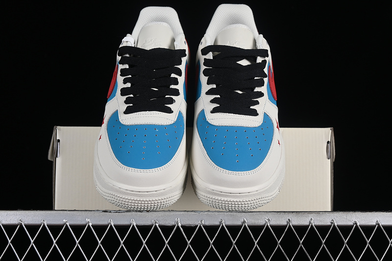 Nike Air Force 1 '07 Low White/Red/Blue/Black 13