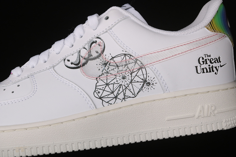 Air Force 1 Low The Great Unity White/Black/Multi-Color 5