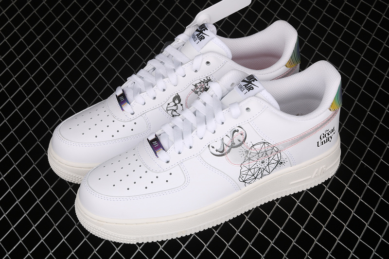 Air Force 1 Low The Great Unity White/Black/Multi-Color 15