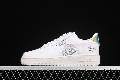 Air Force 1 Low The Great Unity White/Black/Multi-Color 25