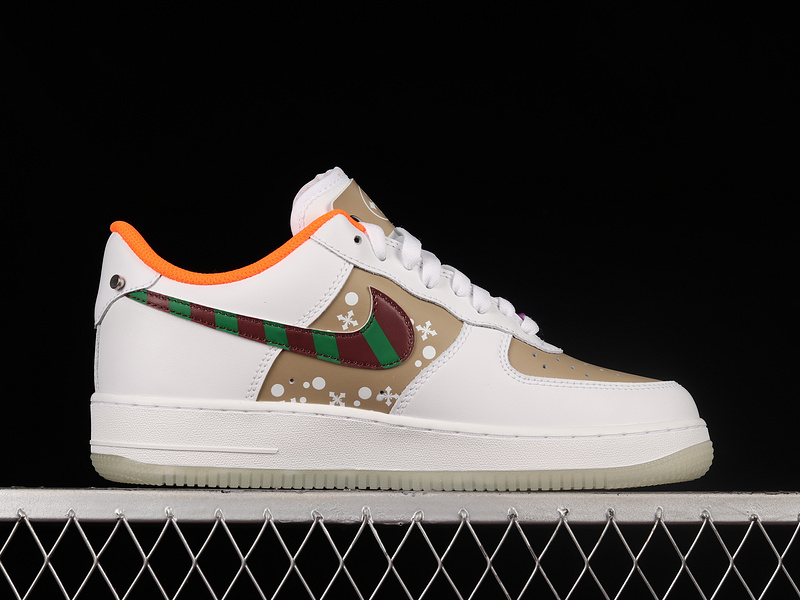 Air Force 1 Low 07 White/Orange/Khaki 11