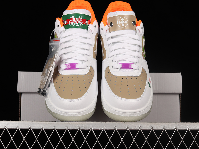 Air Force 1 Low 07 White/Orange/Khaki 27