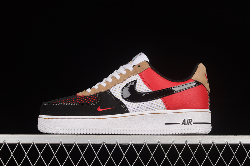 Nike Air Force 1 '07 Low Black/White/Red 17