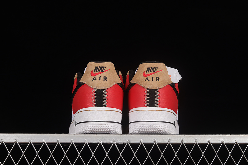 Nike Air Force 1 '07 Low Black/White/Red 19