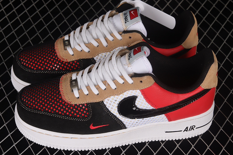 Nike Air Force 1 '07 Low Black/White/Red 27