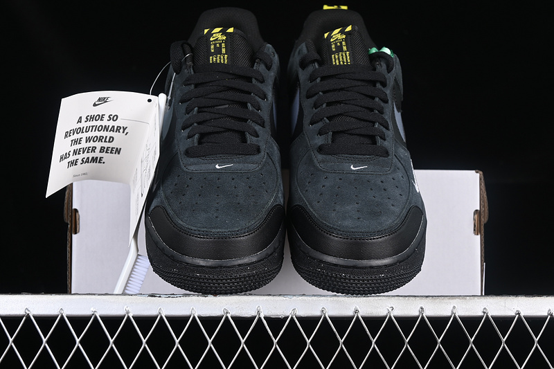 Nike Air Force 1 '07 Low Smoke Grey/Black/Light Photo Blue 27