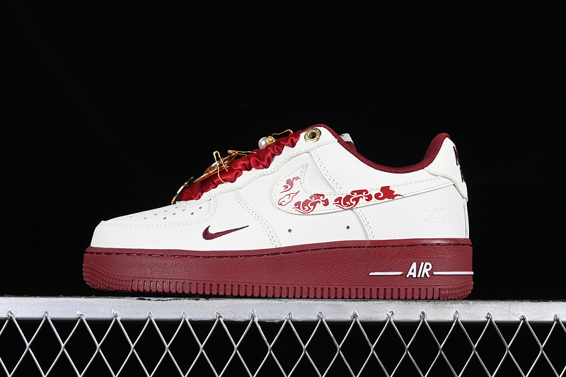 Nike Air Force 1 '07 Se 40Th Anniversary Sail/Metallic Gold/Black/Team Red 17