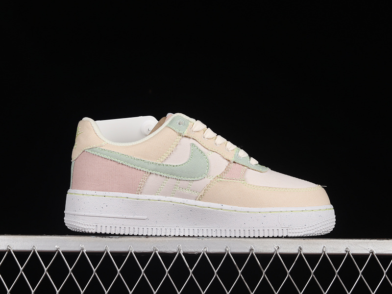 Air Force 1 Low 07 Nextnature Structured Phantom/Seafoam/Pearl White/Citron Tint 3