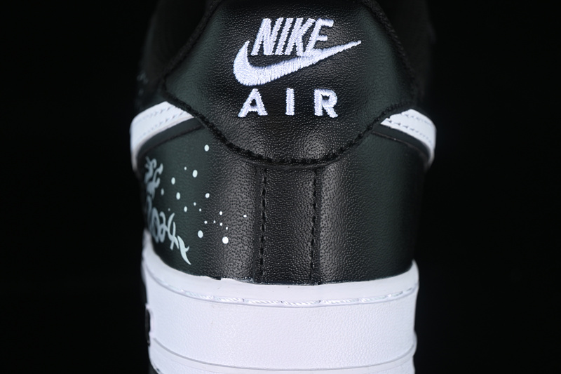 Nike Air Force 1 '07 Low Oracle Black/White/Black 7