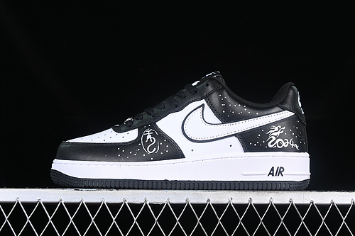 Nike Air Force 1 '07 Low Oracle Black/White/Black 13