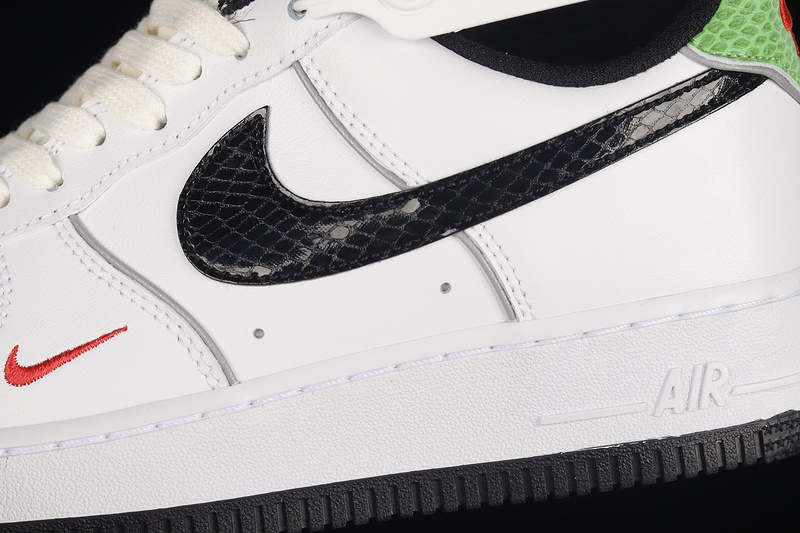 Air Force 1 Low 07 Lx Just Do It Snakeskin White/Black/White 3