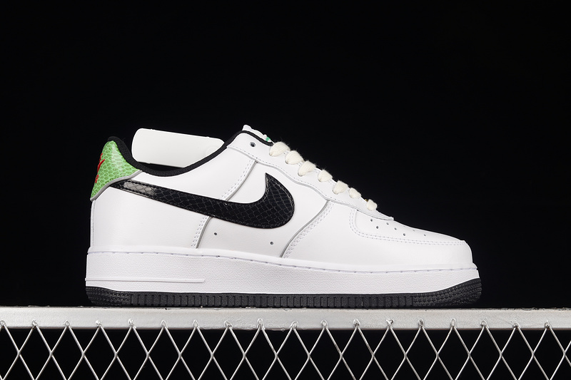 Air Force 1 Low 07 Lx Just Do It Snakeskin White/Black/White 15