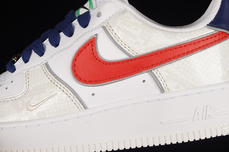 Air Force 1 Low 07 Lx Just Do It White/University Red 17