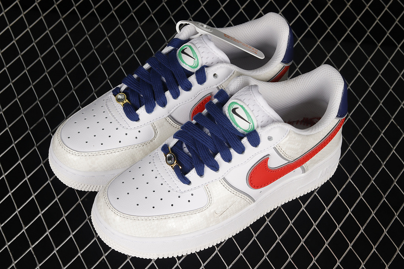 Air Force 1 Low 07 Lx Just Do It White/University Red 29